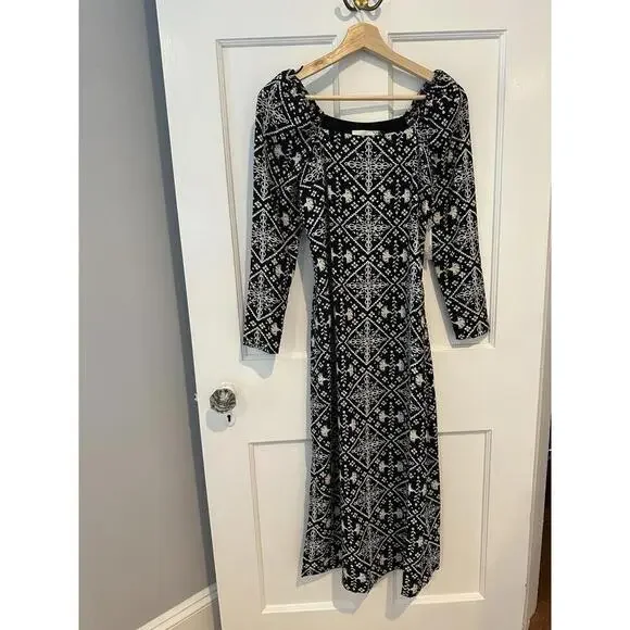 Tuckernuck Hyacinth House Sabrina Square Neck Midi Dress NWT XXS 2XS - Picture 3 of 6